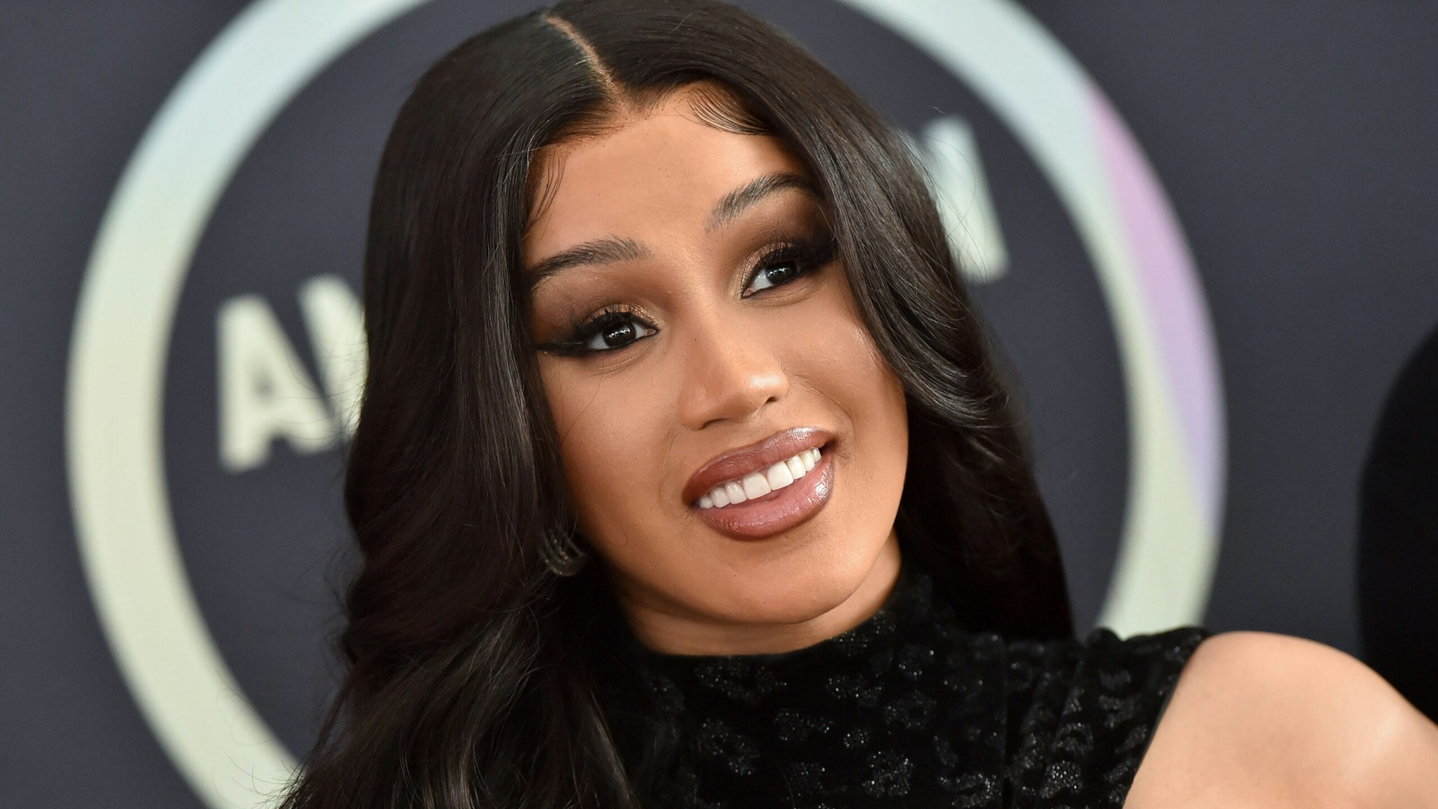 LOS ANGELES, CALIFORNIA - NOVEMBER 19: Cardi B attends the 2021 American Music Awards Red Carpet Roll-Out with host Cardi B at L.A. LIVE on November 19, 2021 in Los Angeles, California.