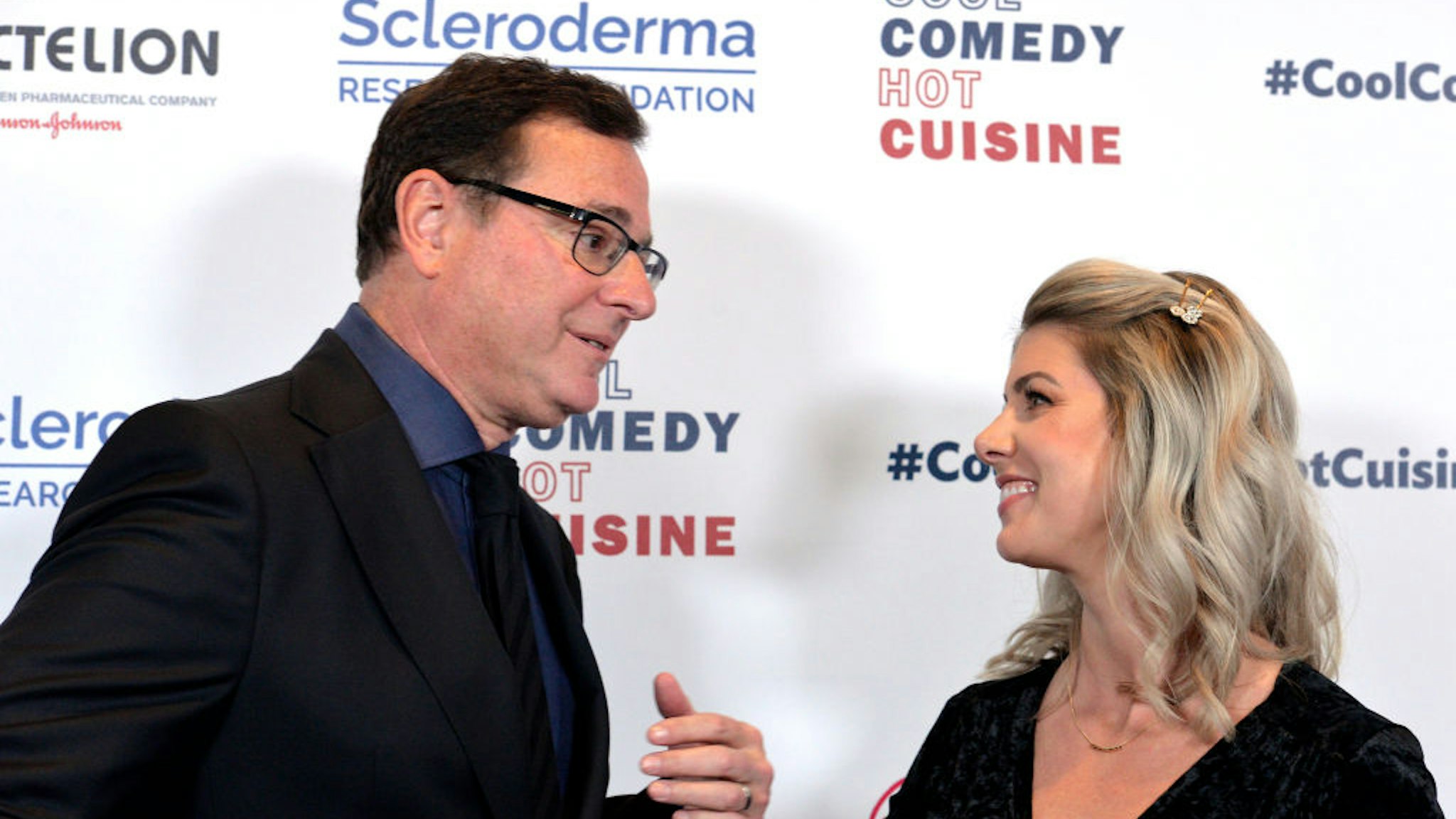 BEVERLY HILLS, CALIFORNIA - APRIL 25: Bob Saget and Kelly Rizzo attend Bob Saget's Cool Comedy Hot Cuisine presented by the Scleroderma Research Foundation at the Beverly Wilshire Four Seasons Hotel on April 25, 2019 in Beverly Hills, California. (Photo by Michael Tullberg/Getty Images)