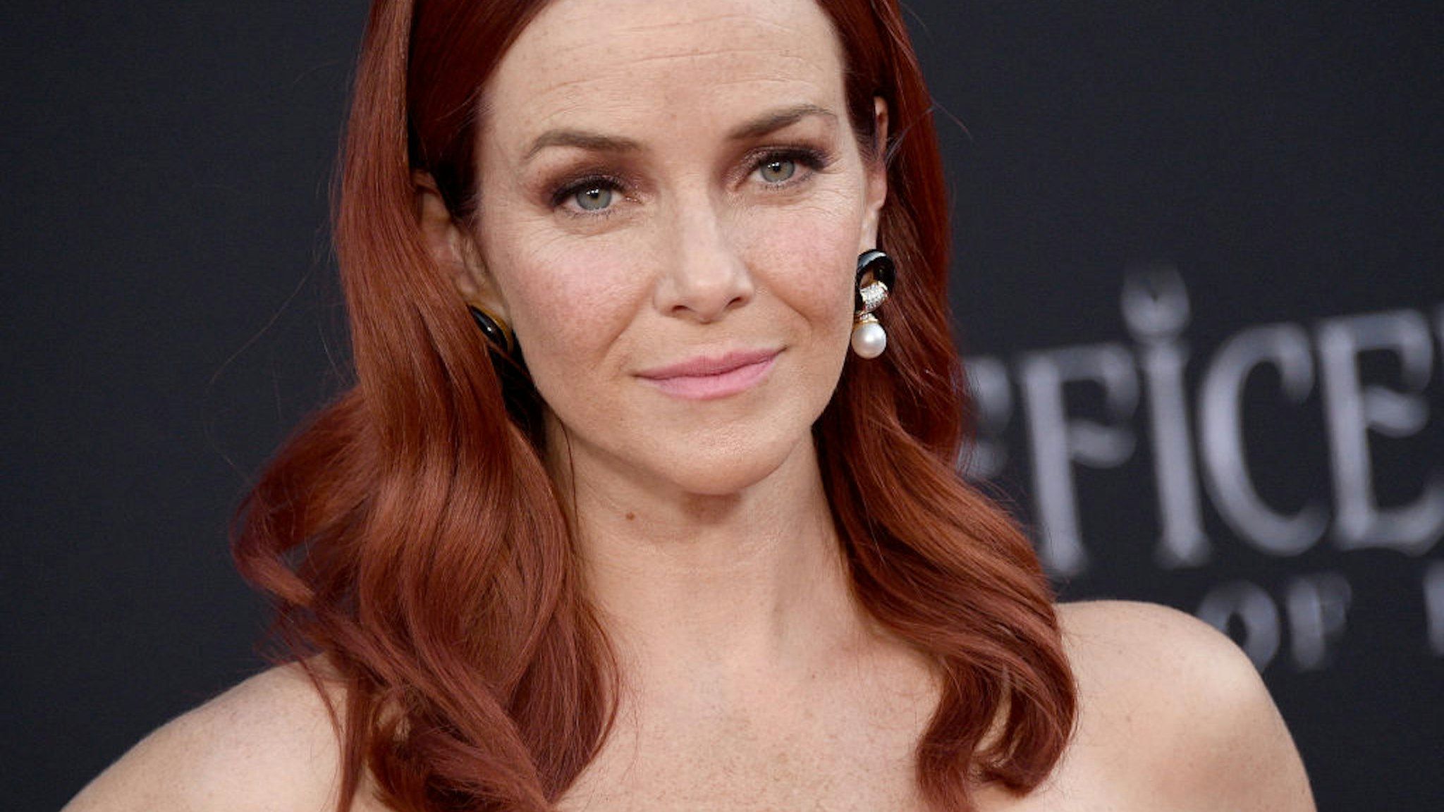 LOS ANGELES, CA - SEPTEMBER 30: Annie Wersching arrives at the World Premiere Of Disney's "Maleficent: Mistress Of Evil" at El Capitan Theatre on September 30, 2019 in Los Angeles, California. (Photo by Gregg DeGuire/FilmMagic)
