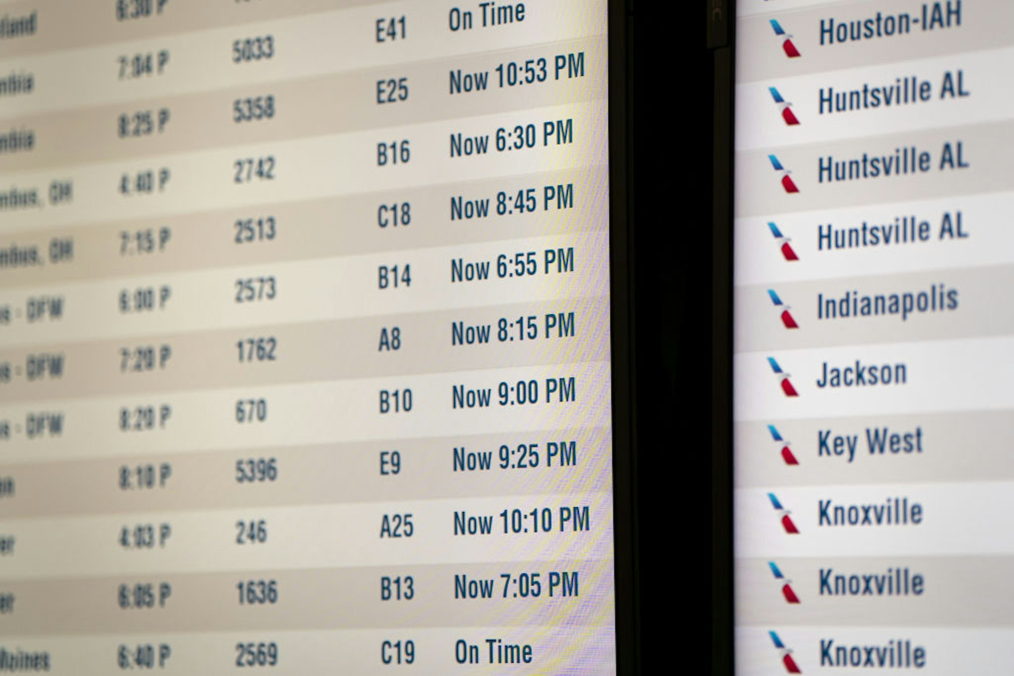 Air flight schedule