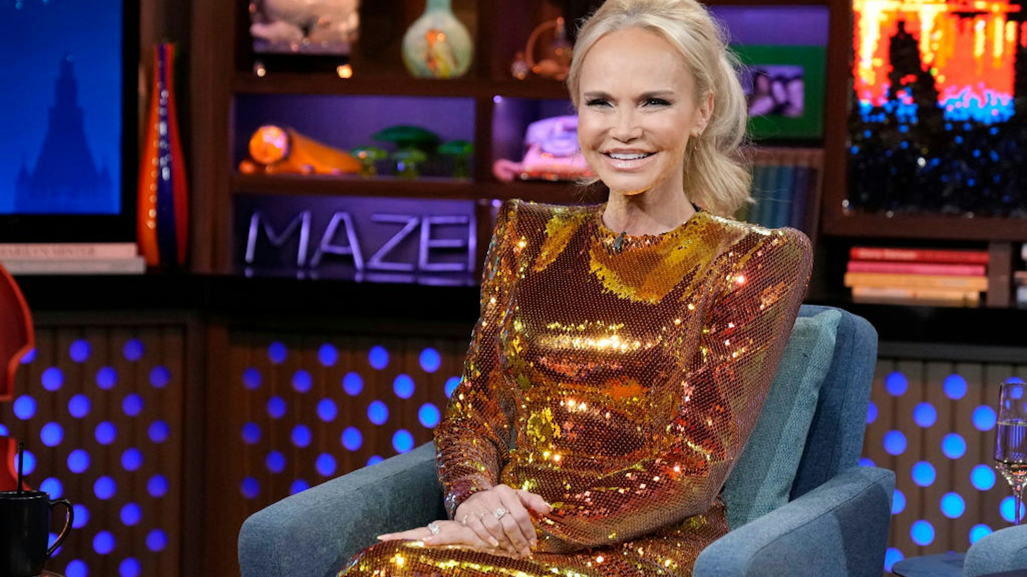 WATCH WHAT HAPPENS LIVE WITH ANDY COHEN -- Episode 20010 -- Pictured: Kristin Chenoweth -- (Photo by: Charles Sykes/Bravo via Getty Images)