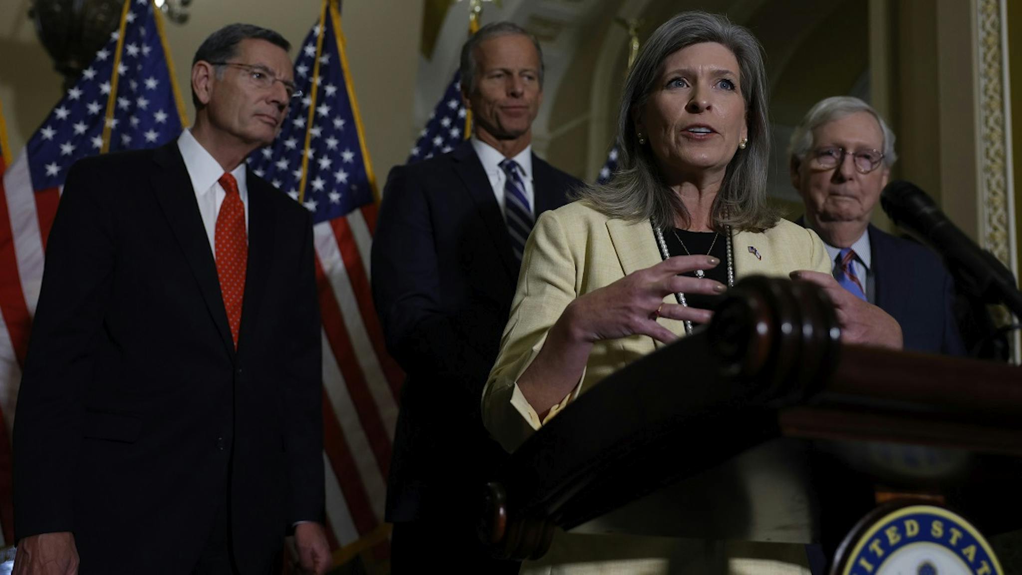 Senators Meet For Their Weekly Policy Luncheons