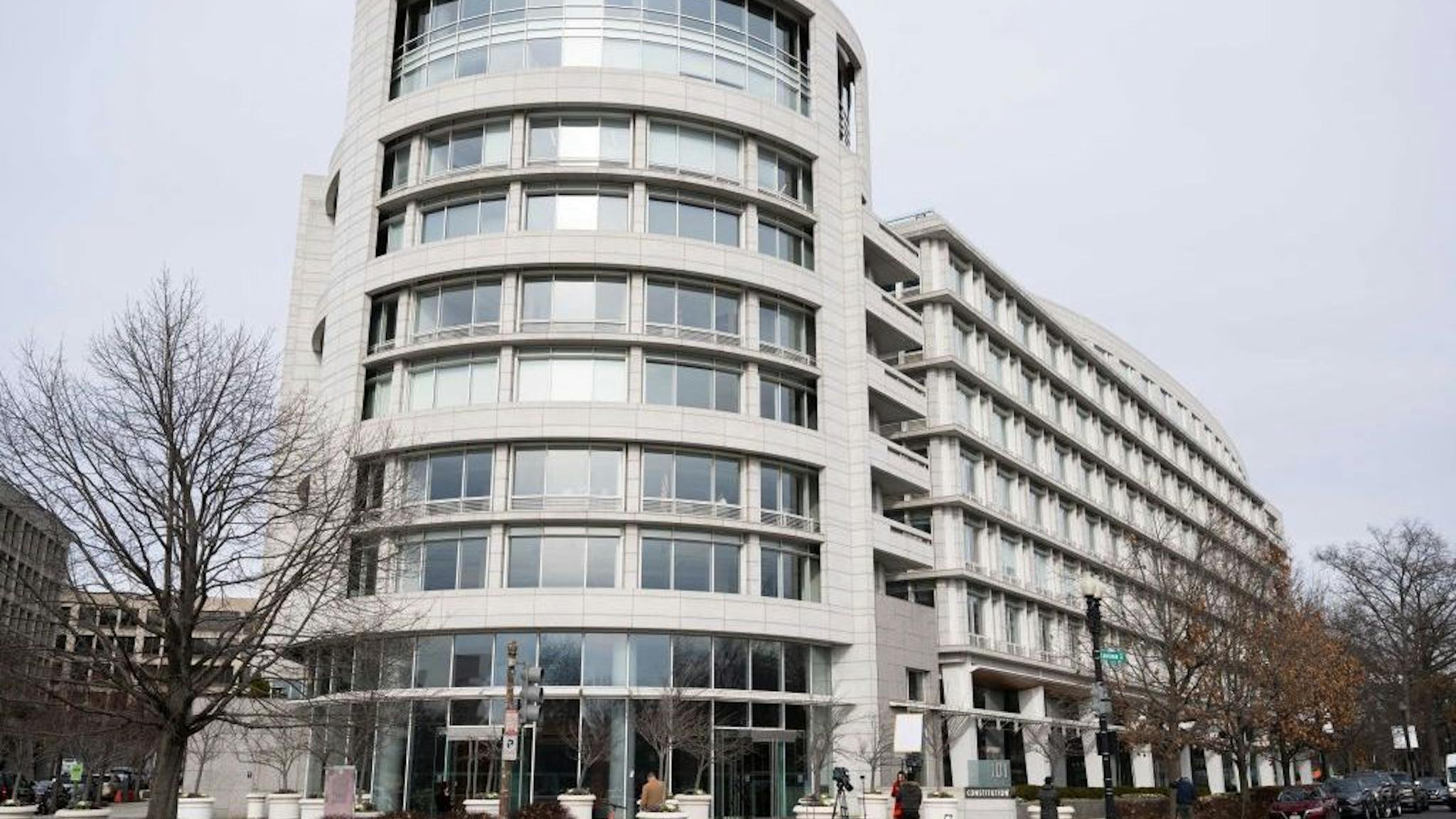 Penn Biden Center An office building housing the Penn Biden Center, a think tank affiliated with the University of Pennsylvania, is seen in Washington, DC, January 10, 2023, following reports that classified documents from the time when US President Joe Biden was serving as Barack Obama's vice president have been found at the center that Biden sometimes used as office space. - Lawyers for Biden discovered the documents last November while clearing out the office space and handed them over to the National Archives, which handles all such materials, Biden's special counsel Richard Sauber said. (Photo by SAUL LOEB / AFP) (Photo by SAUL LOEB/AFP via Getty Images)