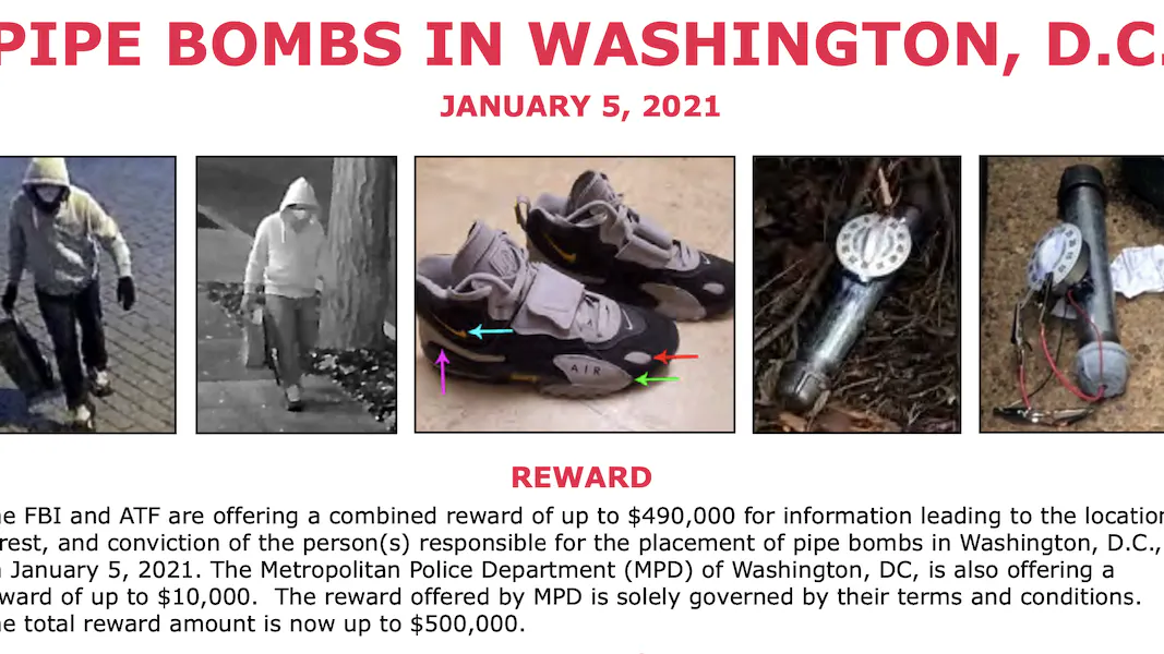 Bomb-Sniffing Dog Was At DNC On January 6, Raising Further Questions About Undetected Pipe Bomb