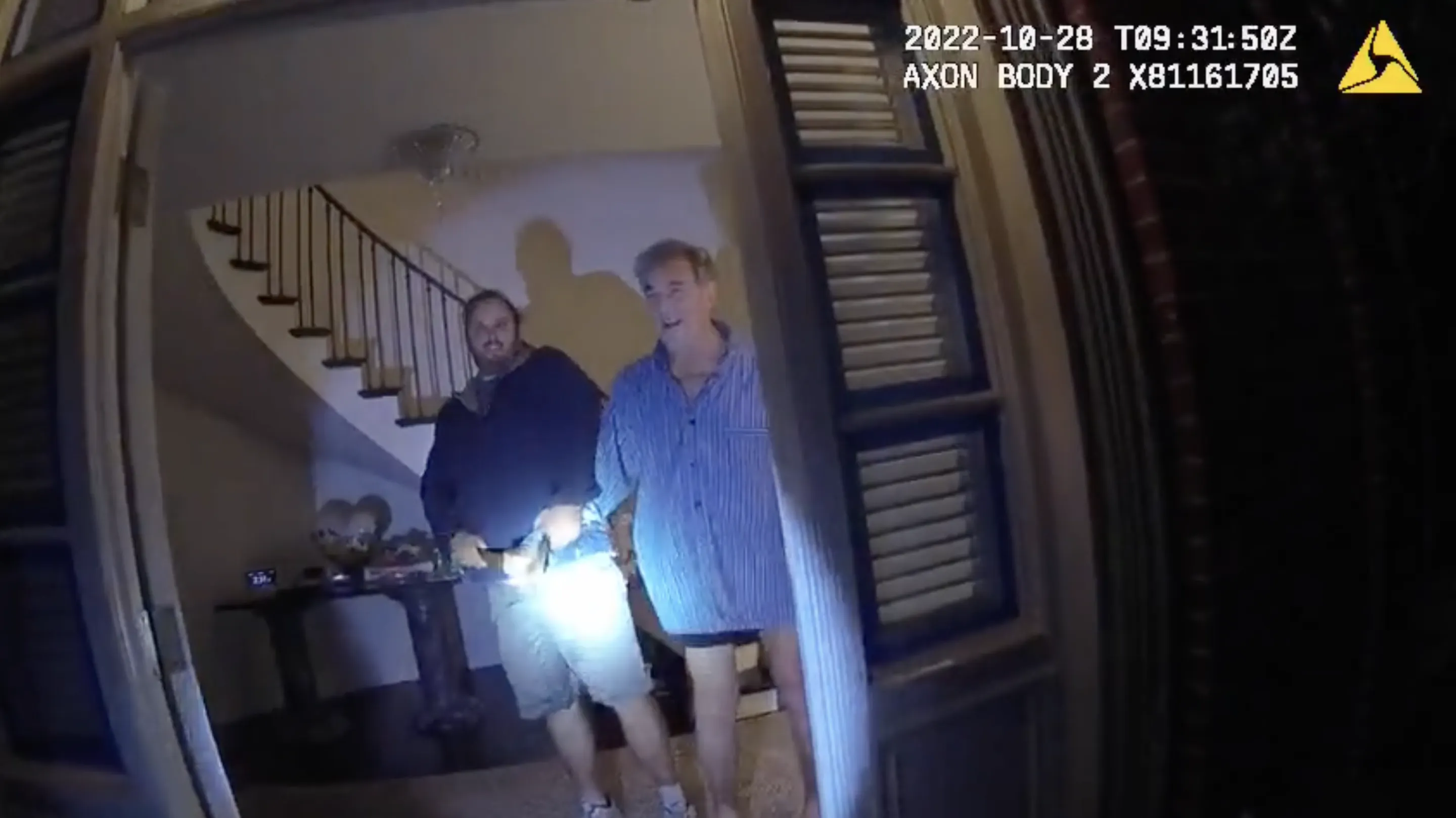 Footage Of Attack On Paul Pelosi Released