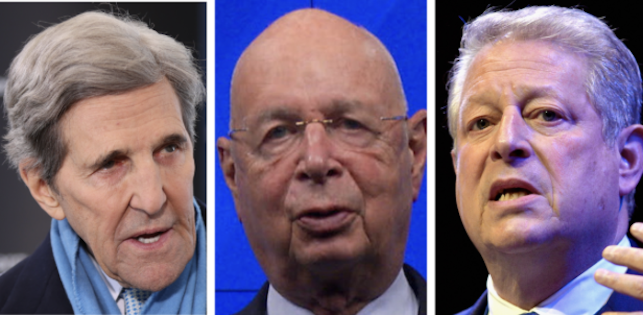 John Kerry, Klaus Schwab, and Al Gore have the World Economic Forum showing its age