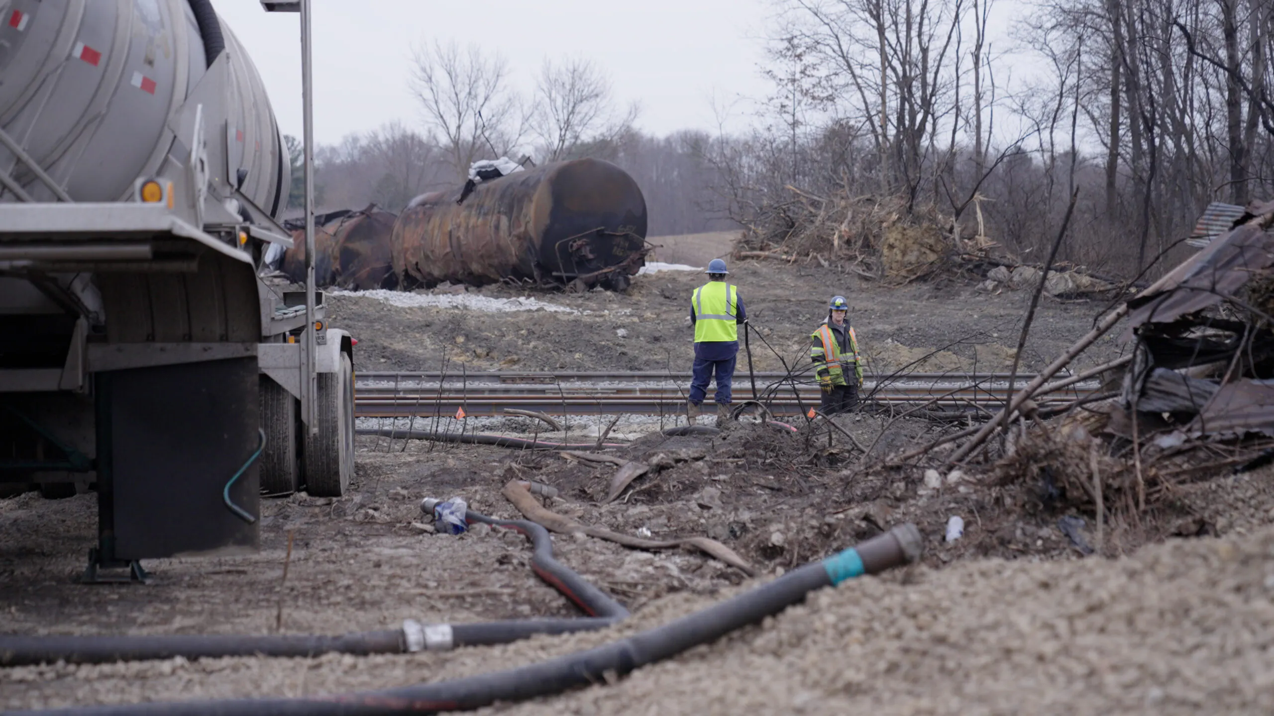 Pennsylvania Opens Health Center Near Ohio Train Derailment As Residents Voice Concerns About Air And Water Quality