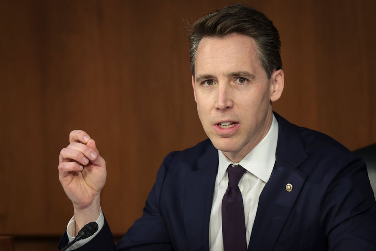 NextImg:Josh Hawley Grills Biden Judicial Nominee For Going Soft On Client Convicted In Child Porn Case
