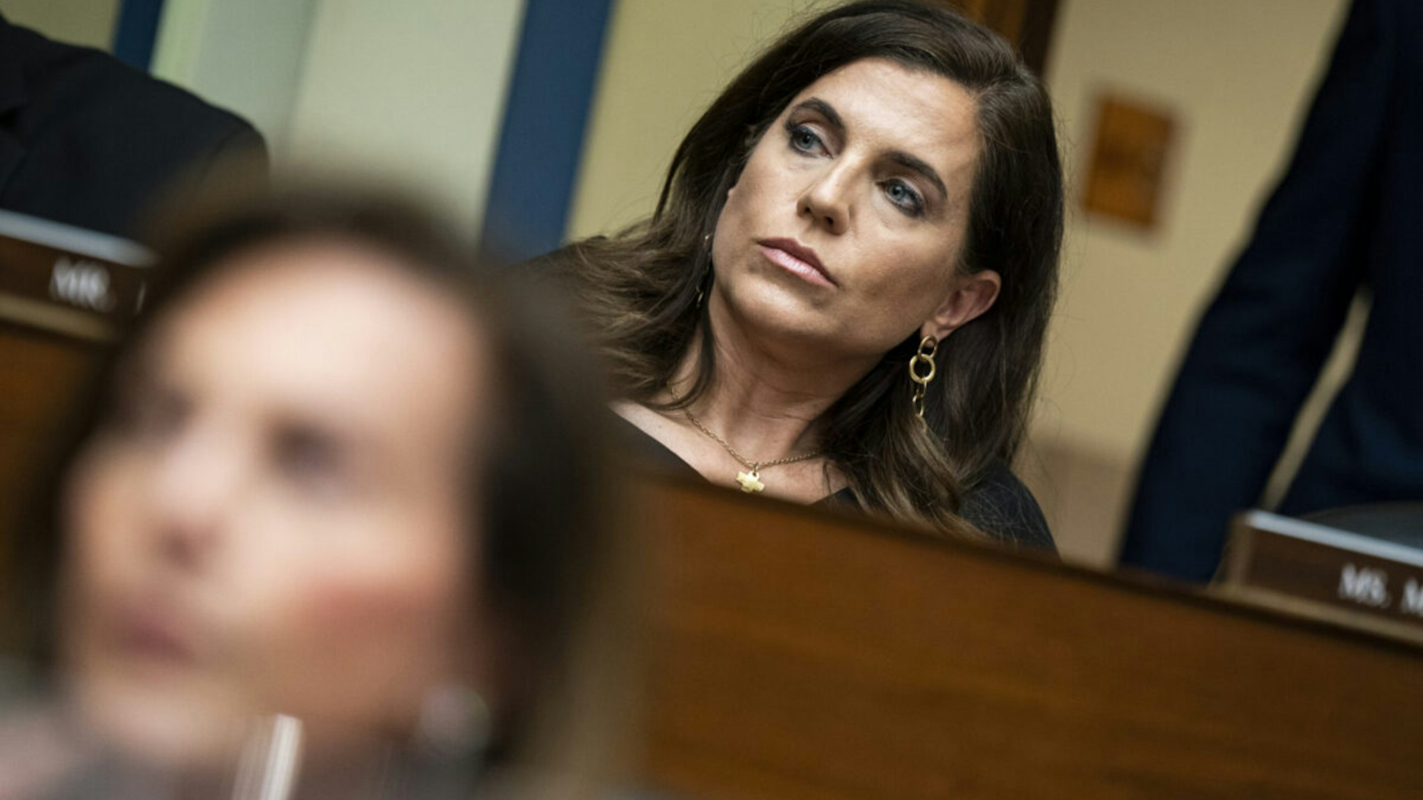 Representative Nancy Mace, a Republican from South Carolina, during a House Oversight and Accountability Committee business meeting in Washington, DC, US, on Tuesday, Jan. 31, 2023.