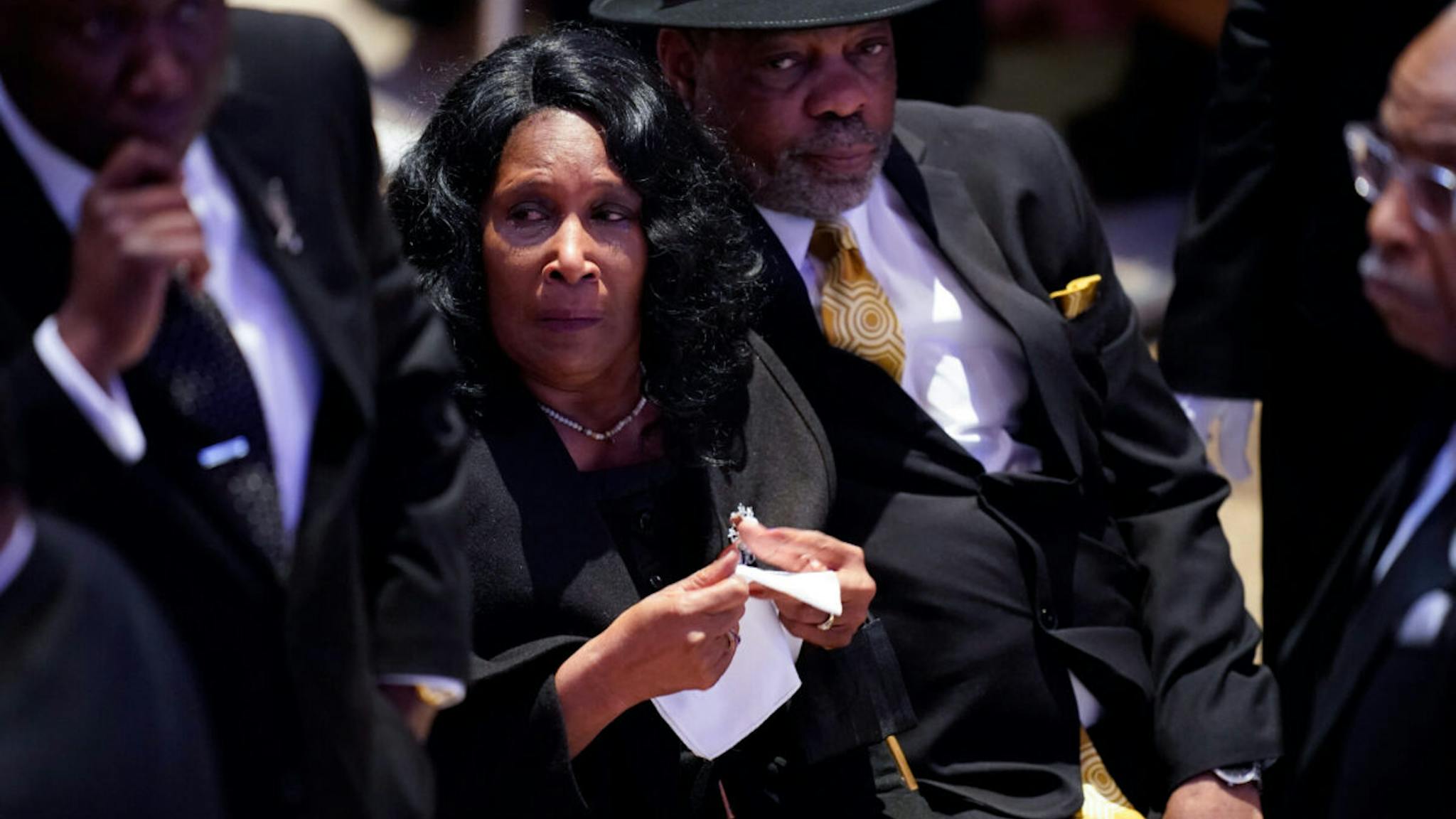 RowVaughn Wells and her husband Rodney Wells RowVaughn Wells and her husband Rodney Wells arrive for the funeral service for her son Tyre Nichols at Mississippi Boulevard Christian Church on February 1, 2023 in Memphis, Tennessee.