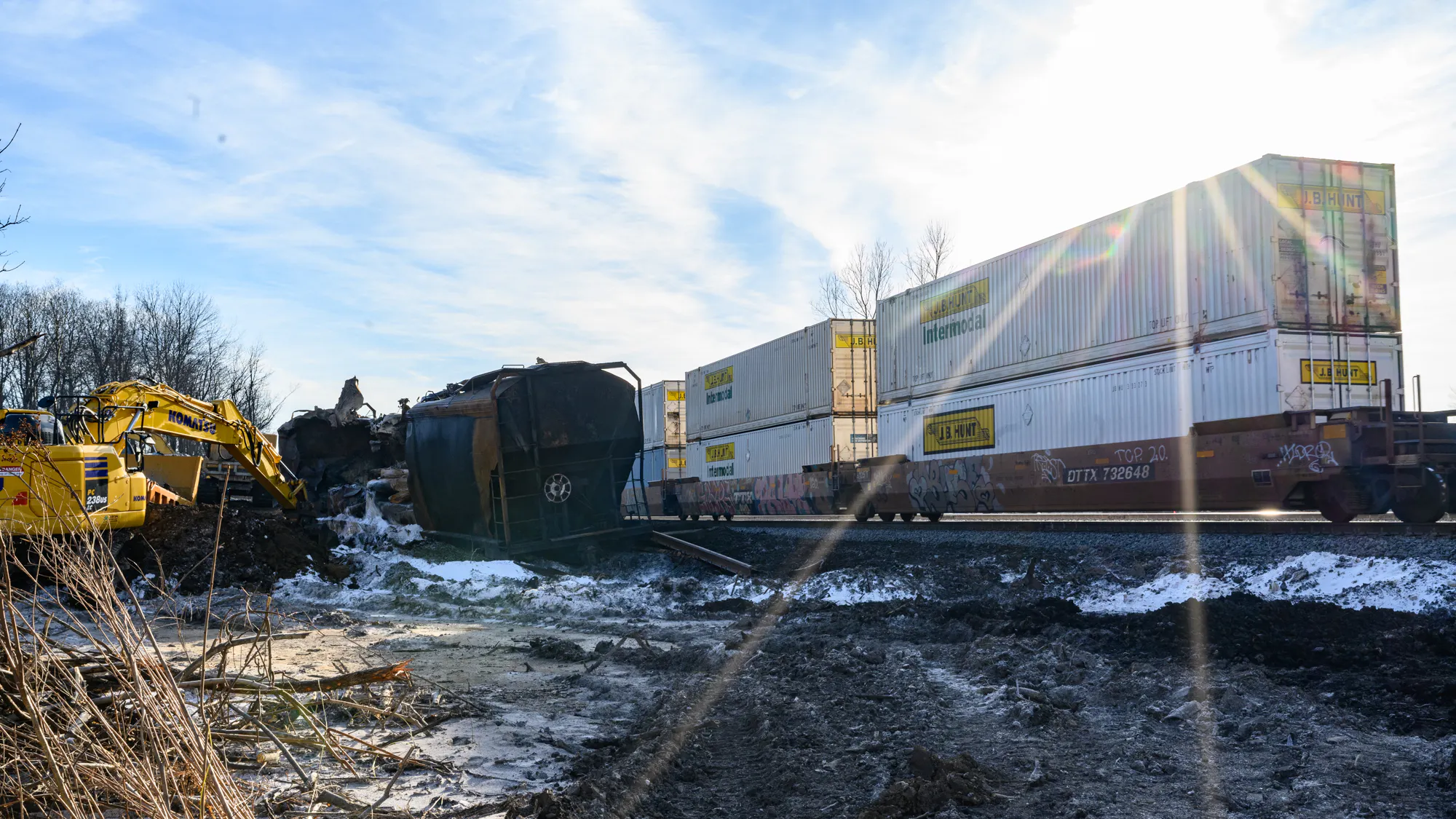 Company At Center Of Ohio Train Derailment Pulls Out Of Town Hall With Residents