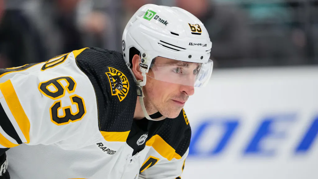 WATCH: NHL Ref Takes Down Bruins Star, Leaves Him Flat On His Back