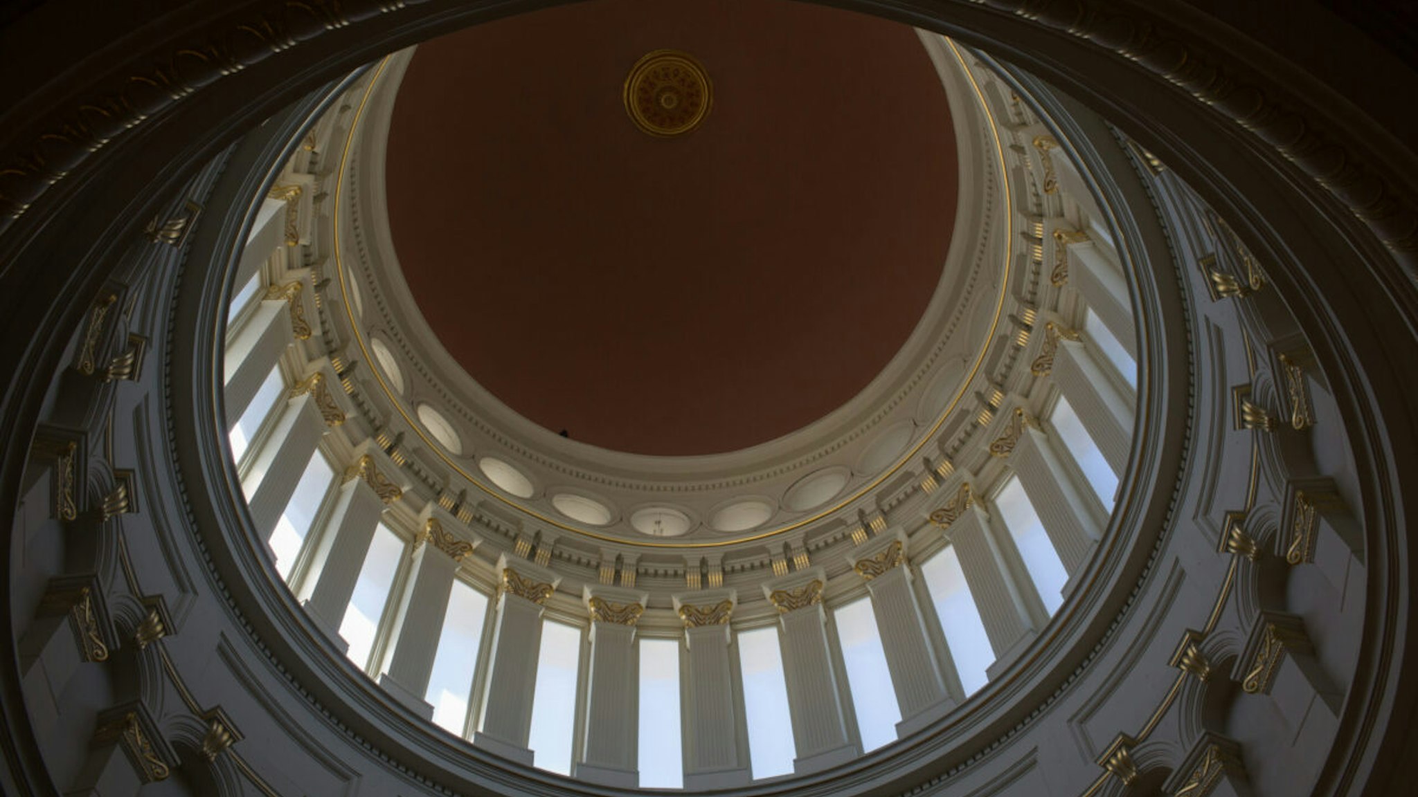 The rotunda of the New Jersey State Capitol building is seen during renovations in Trenton, New Jersey, U.S., on Thursday, May 14, 2018.