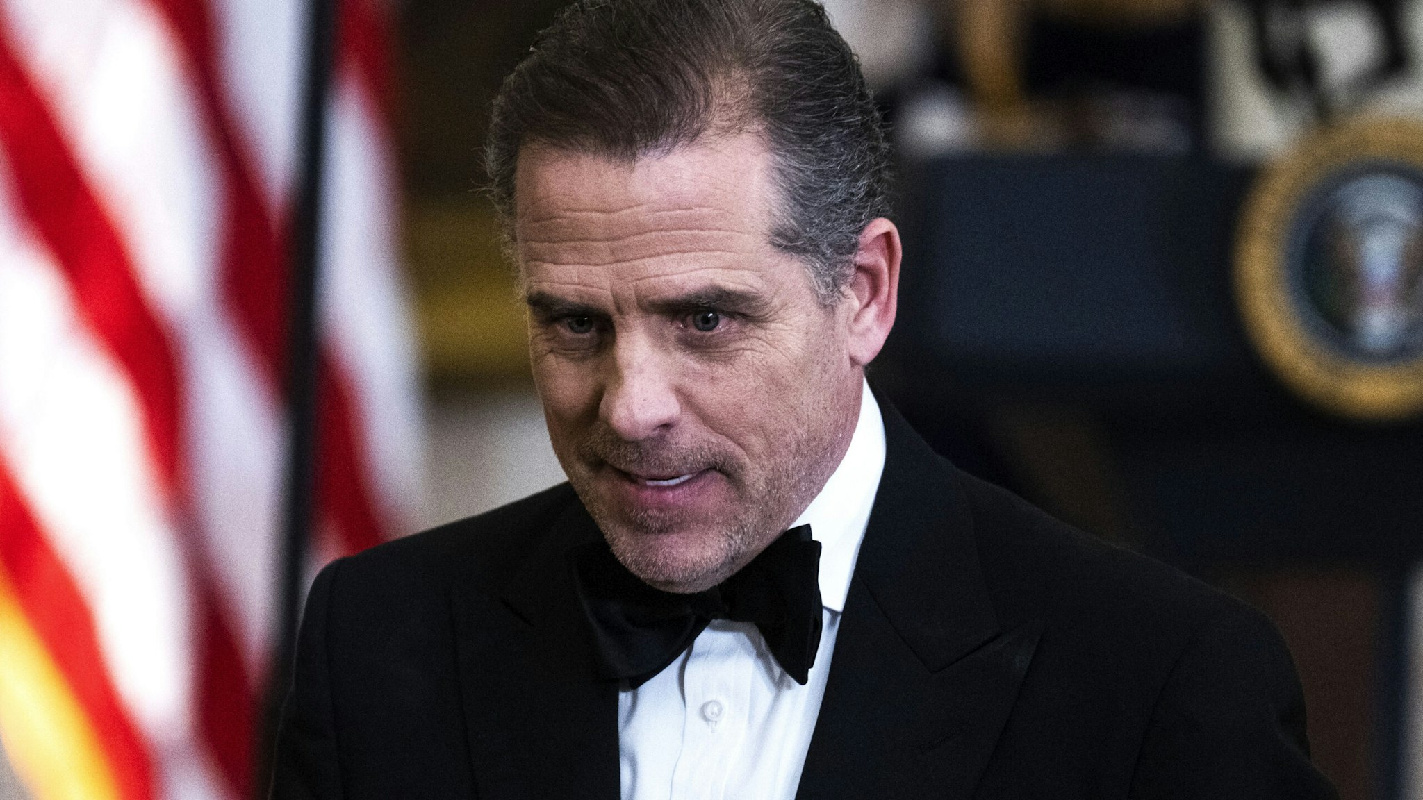 UNITED STATES - DECEMBER 4: Hunter Biden attends the Kennedy Center Honorees reception in the East Room of the White House on Sunday, December 4, 2022. The honorees were George Clooney, Amy Grant, Gladys Knight, Tania Leon, and the band members of U2, Bono, The Edge, Adam Clayton, and Larry Mullen, Jr.