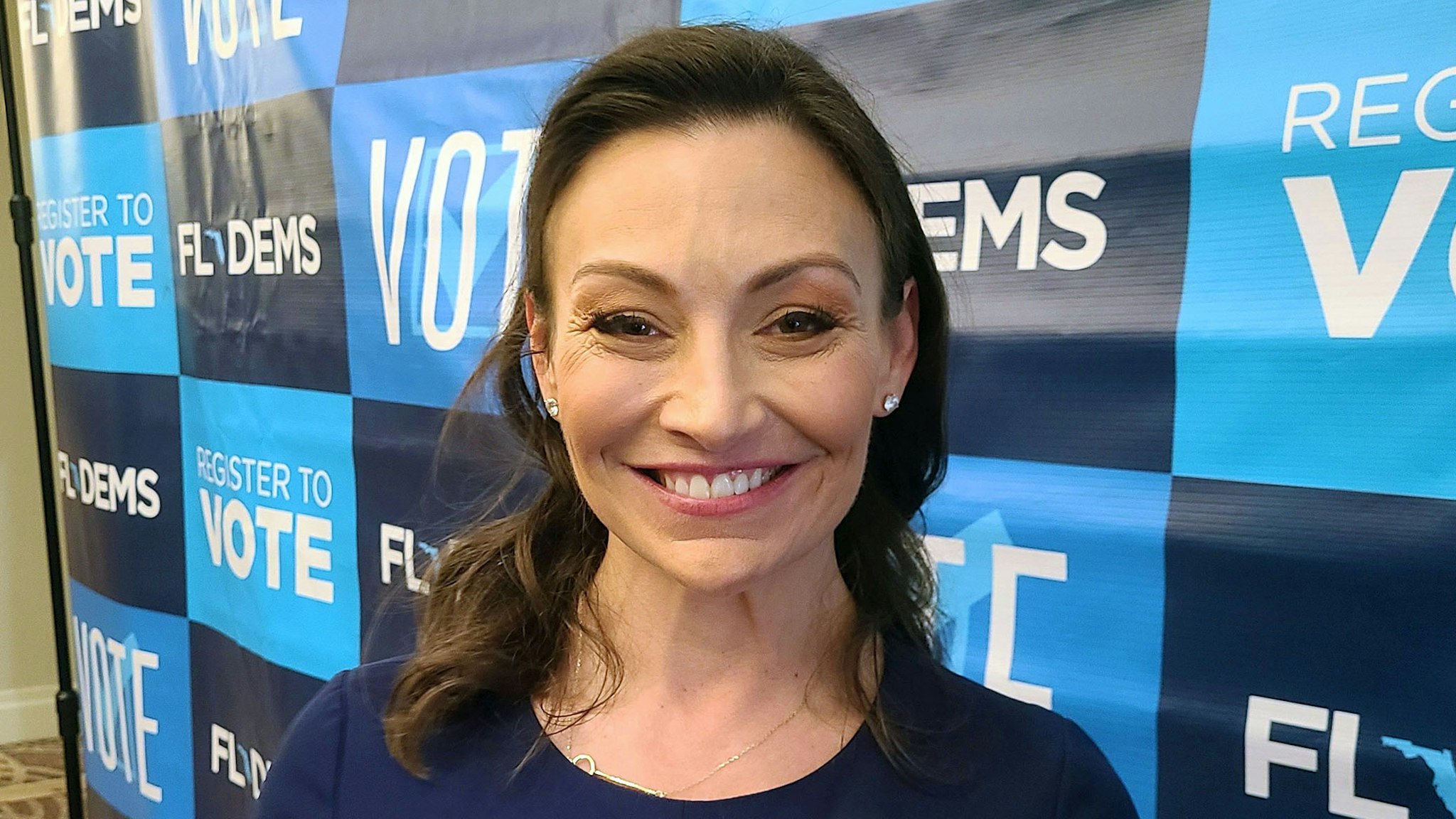 Former Agricultural Commissioner Nikki Fried was elected as chair of the Florida Democratic Party on Saturday, Feb. 25, 2023, beating former State Sen. Annette Taddeo, in Orlando, Florida.