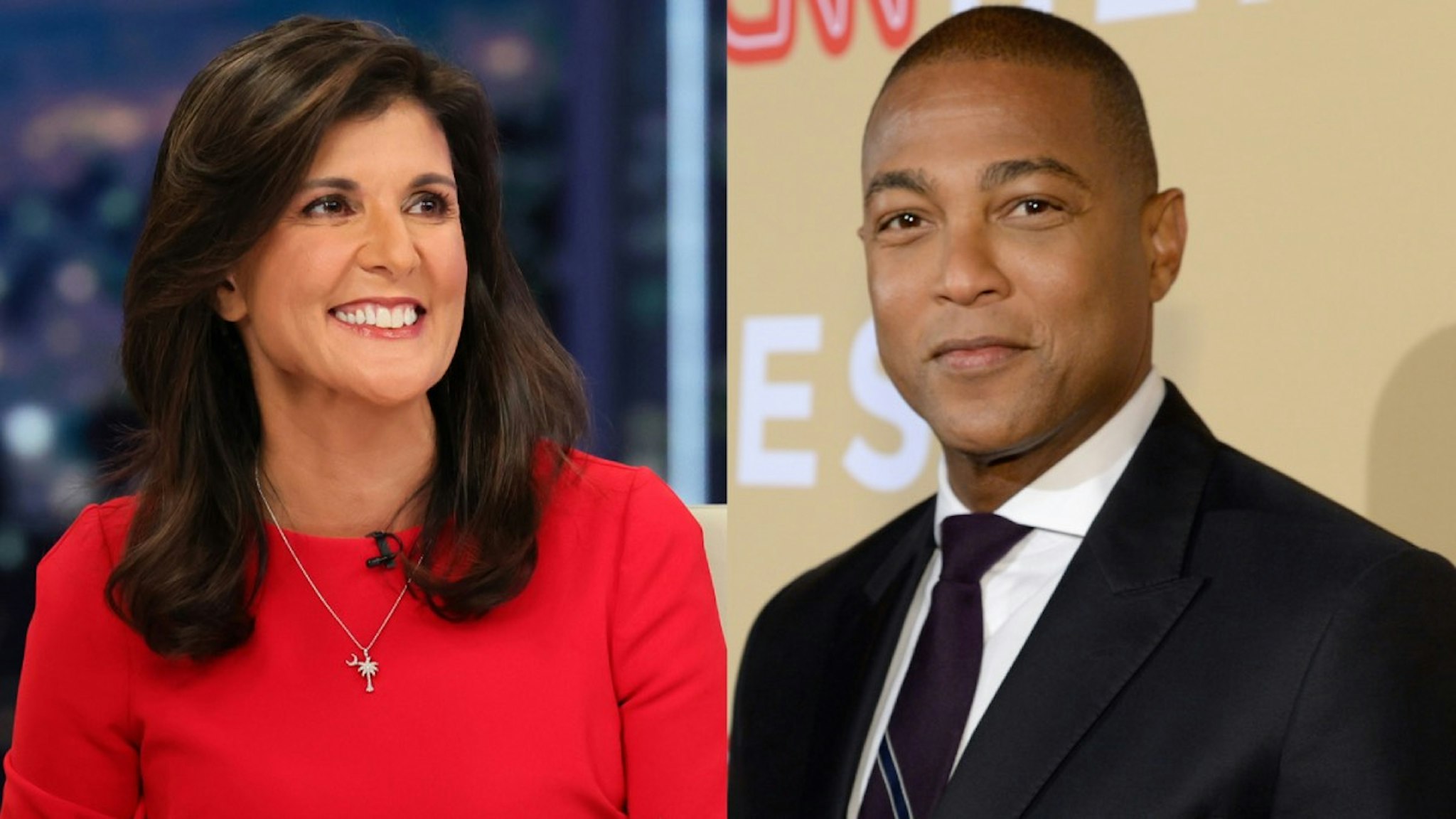 Nikki Haley visits "Hannity" at Fox News Channel Studios on January 20, 2023 in New York City. Journalist Don Lemon attends CNN Heroes 2015 - Red Carpet Arrivals at American Museum of Natural History on November 17, 2015 in New York City.