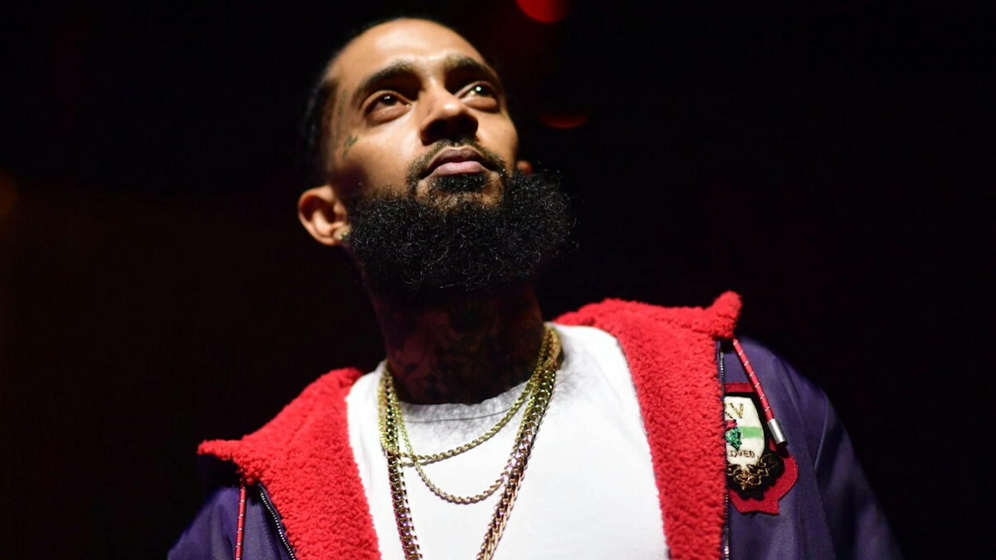 Rapper Nipsey Hussle attends A Craft Syndicate Music Collaboration Unveiling Event at Opera Atlanta on December 10, 2018 in Atlanta, Georgia