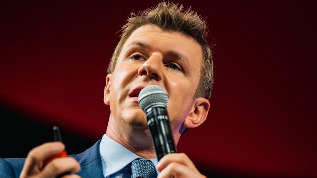 DALLAS, TEXAS - JULY 09: Project Veritas founder James O'Keefe speaks during the Conservative Political Action Conference CPAC held at the Hilton Anatole on July 09, 2021 in Dallas, Texas. CPAC began in 1974, and is a conference that brings together and hosts conservative organizations, activists, and world leaders in discussing current events and future political agendas.