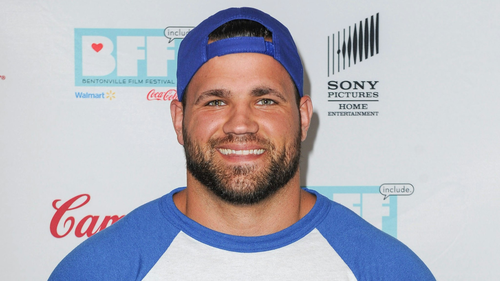 BENTONVILLE, AR - MAY 08: Peyton Hillis attends "A League Of Their Own" event at Geena Davis' 2nd Annual Bentonville Film Festival Championing Women And Diverse Voices In Media - Day 6 on May 8, 2016 in Bentonville, Arkansas.