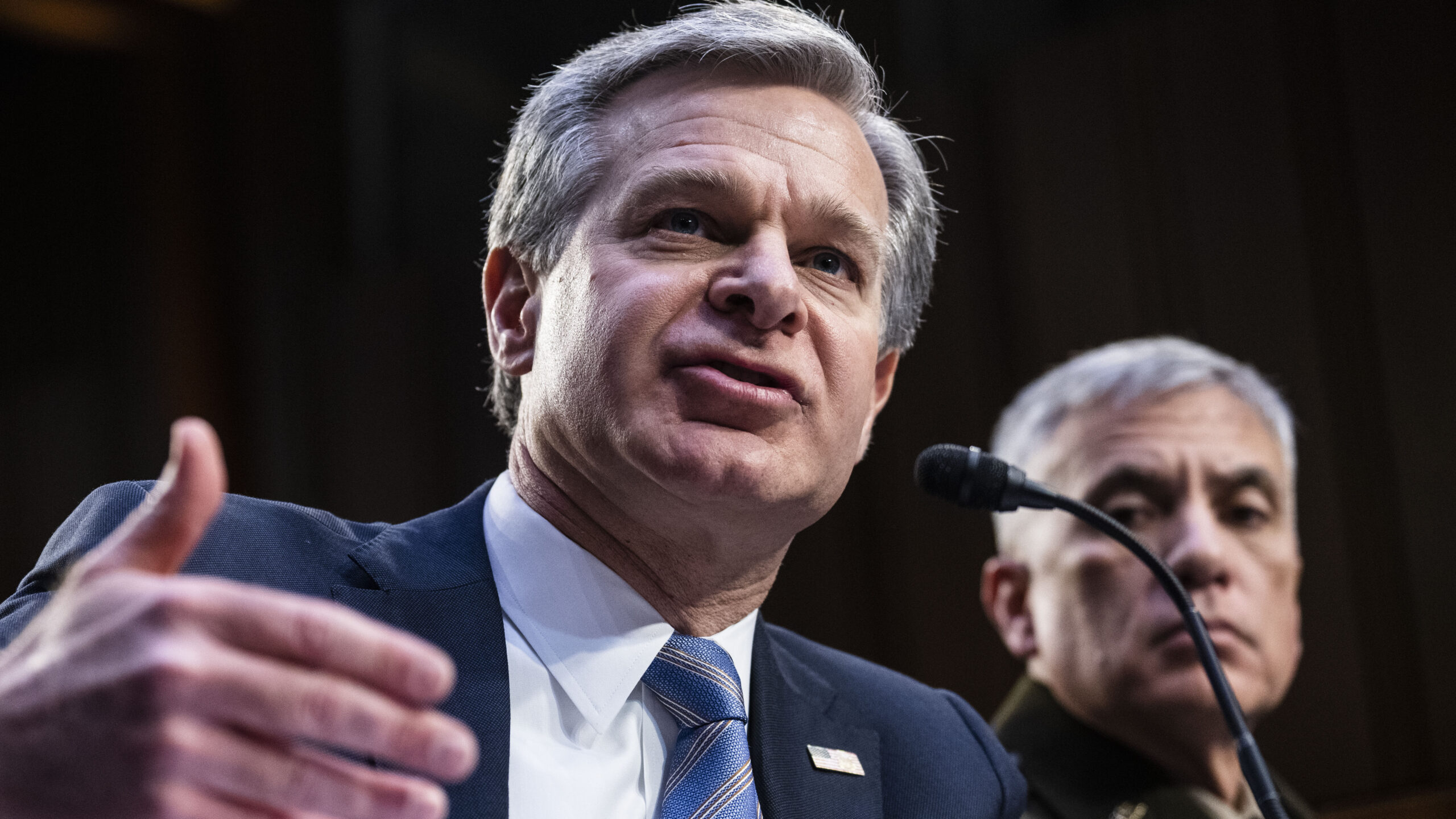 FBI Director Wray Raises Concerns About Terror Threat, TikTok, and Protest Remarks
