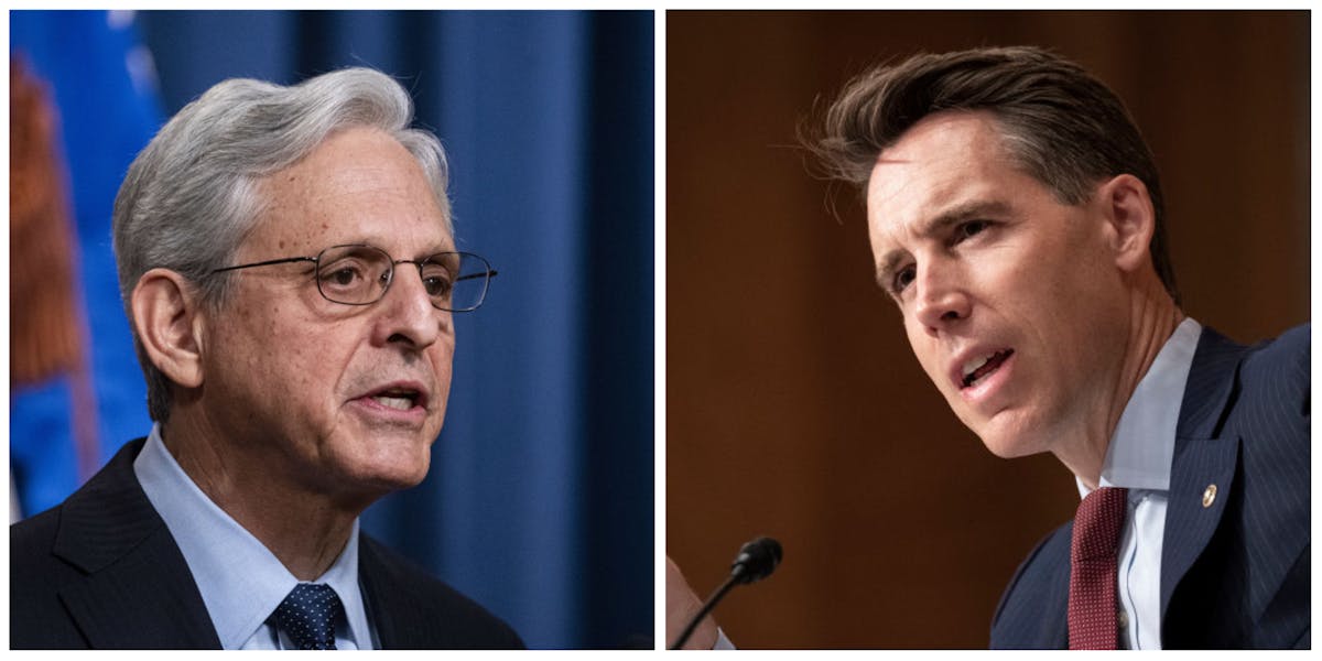 NextImg:WATCH: Hawley Fiercely Grills Garland Over Arrest Of Mark Houck In Front Of His Children | The Daily Wire