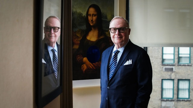 Thomas Lee, co-founder and chairman of Lee Equity Partners LLC, stands for a photograph at his office in New York, U.S., on Friday, March 8, 2019.