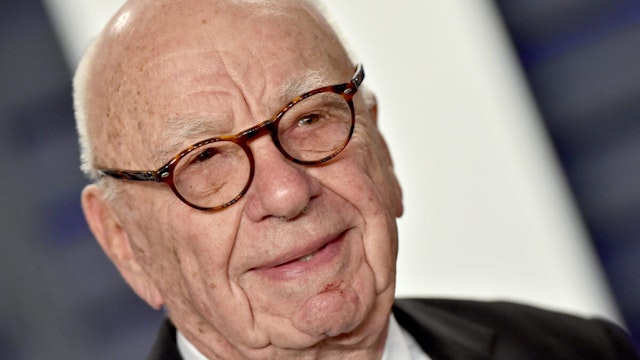 Rupert Murdoch attends the 2019 Vanity Fair Oscar Party Hosted By Radhika Jones at Wallis Annenberg Center for the Performing Arts on February 24, 2019 in Beverly Hills, California.
