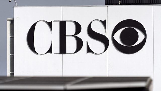 CBS logo seen at the CBS Television City Studio in Los