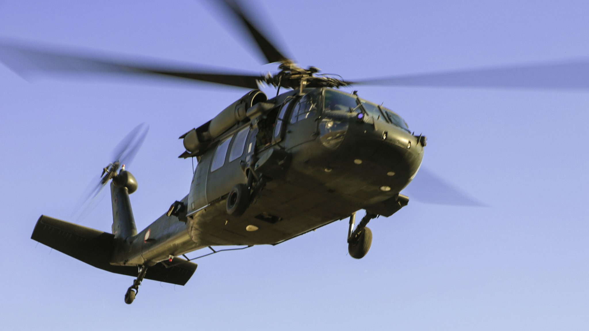 UH-60 Military Utility Helicopter in flight