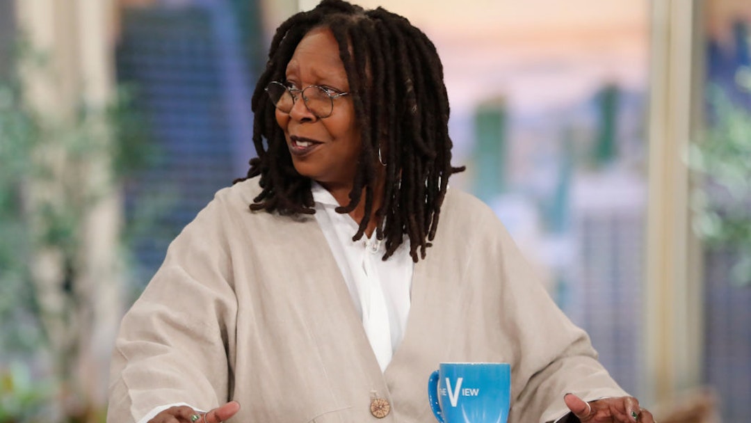 THE VIEW- 3/6/23 - Brendan Fraser is a guest on The View on Monday, March 6, 2023. The View airs Monday-Friday, 11am-12 noon, ET on ABC. (Photo by Lou Rocco/ABC via Getty Images) WHOOPI GOLDBERG