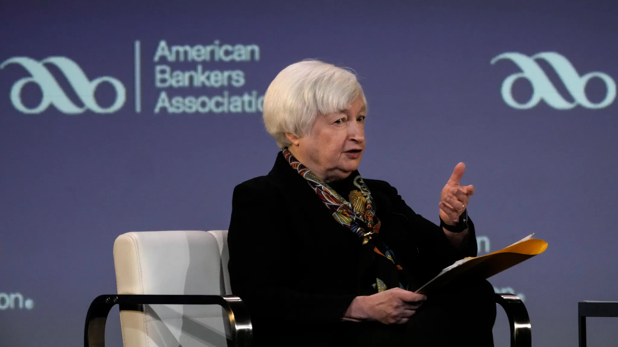 Treasury Secretary Yellen Speaks At The American Bankers Association’s Washington Summit