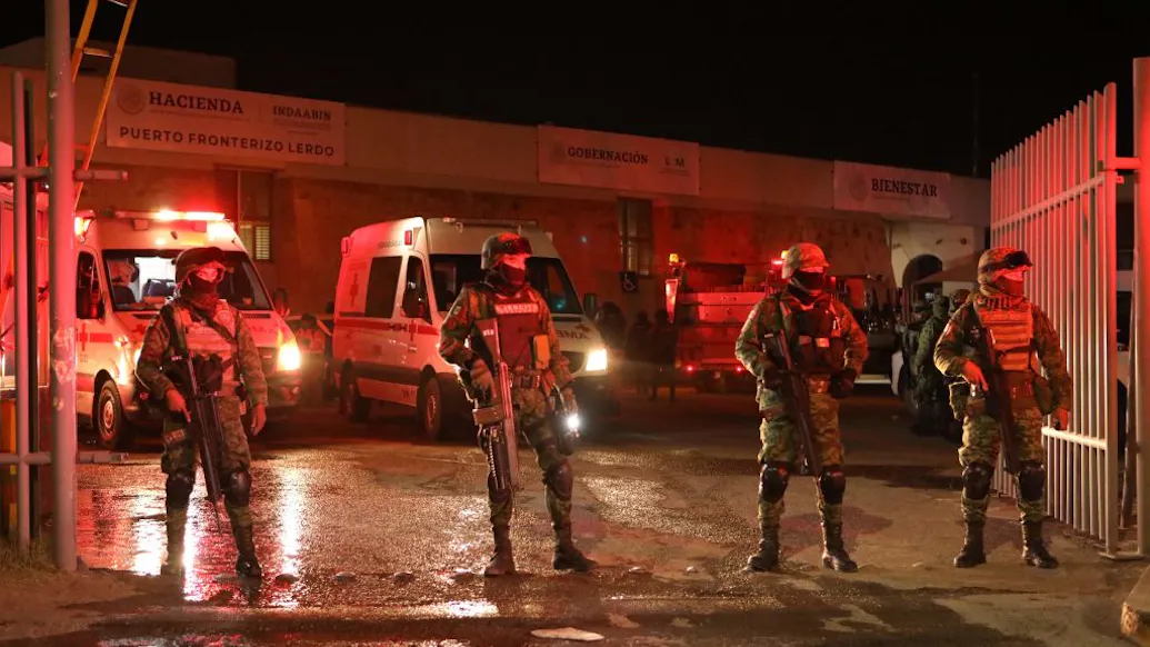 39 Dead After Fire At Migrant Center Just Across U.S. Southern Border