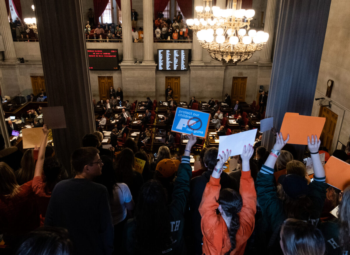 Protesters Storm Tennessee Capitol Demanding Gun Control
