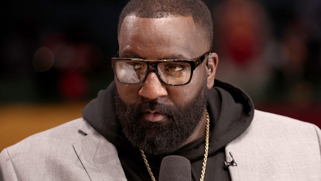 Kendrick Perkins attends the Ruffles NBA All-Star Celebrity Game during the 2022 NBA All-Star Weekend at Wolstein Center on February 18, 2022 in Cleveland, Ohio