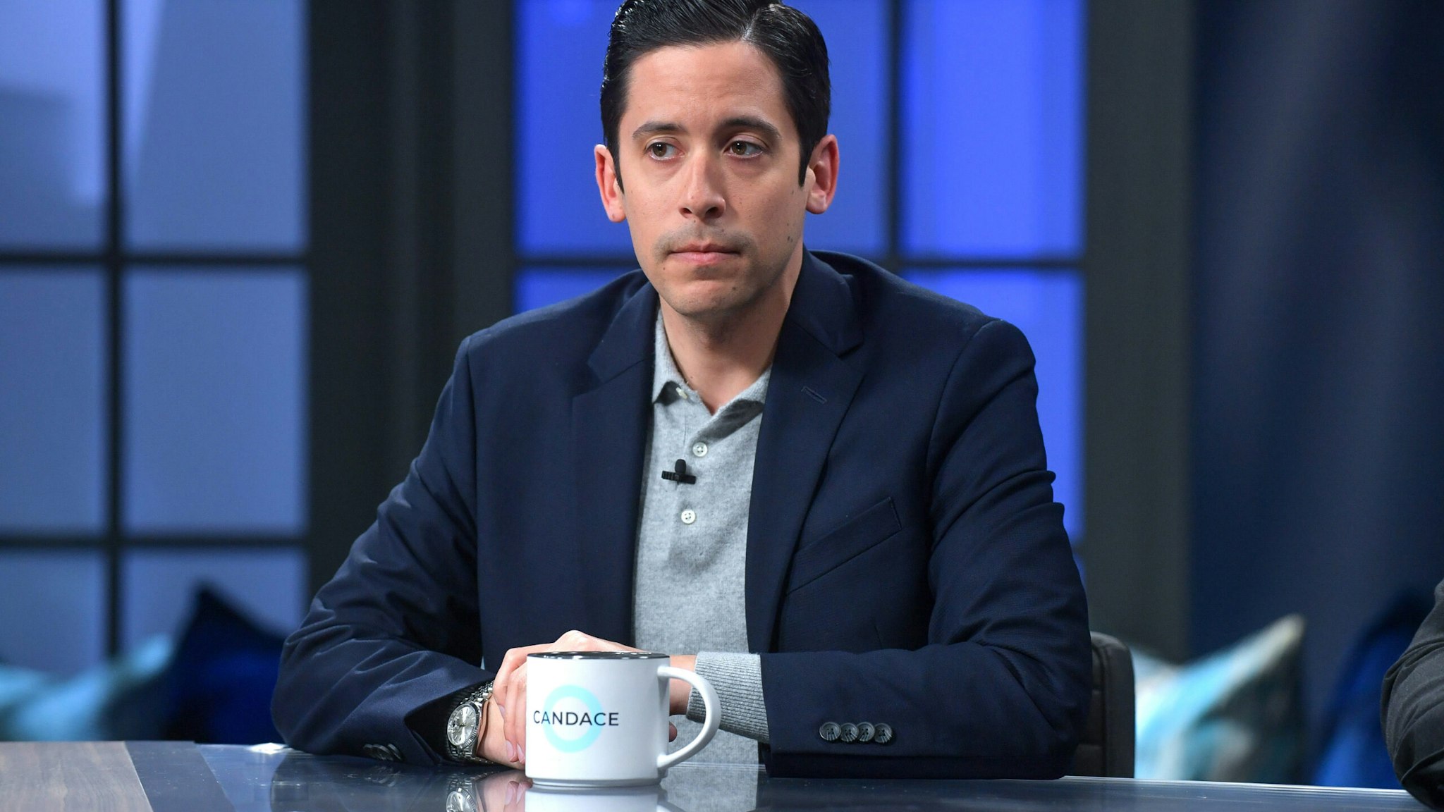 NASHVILLE, TENNESSEE - APRIL 19: Michael Knowles is seen on set of "Candace" on April 19, 2022 in Nashville, Tennessee. This episode will air Tuesday, April 26, 2022 (Photo by Jason Davis/Getty Images)