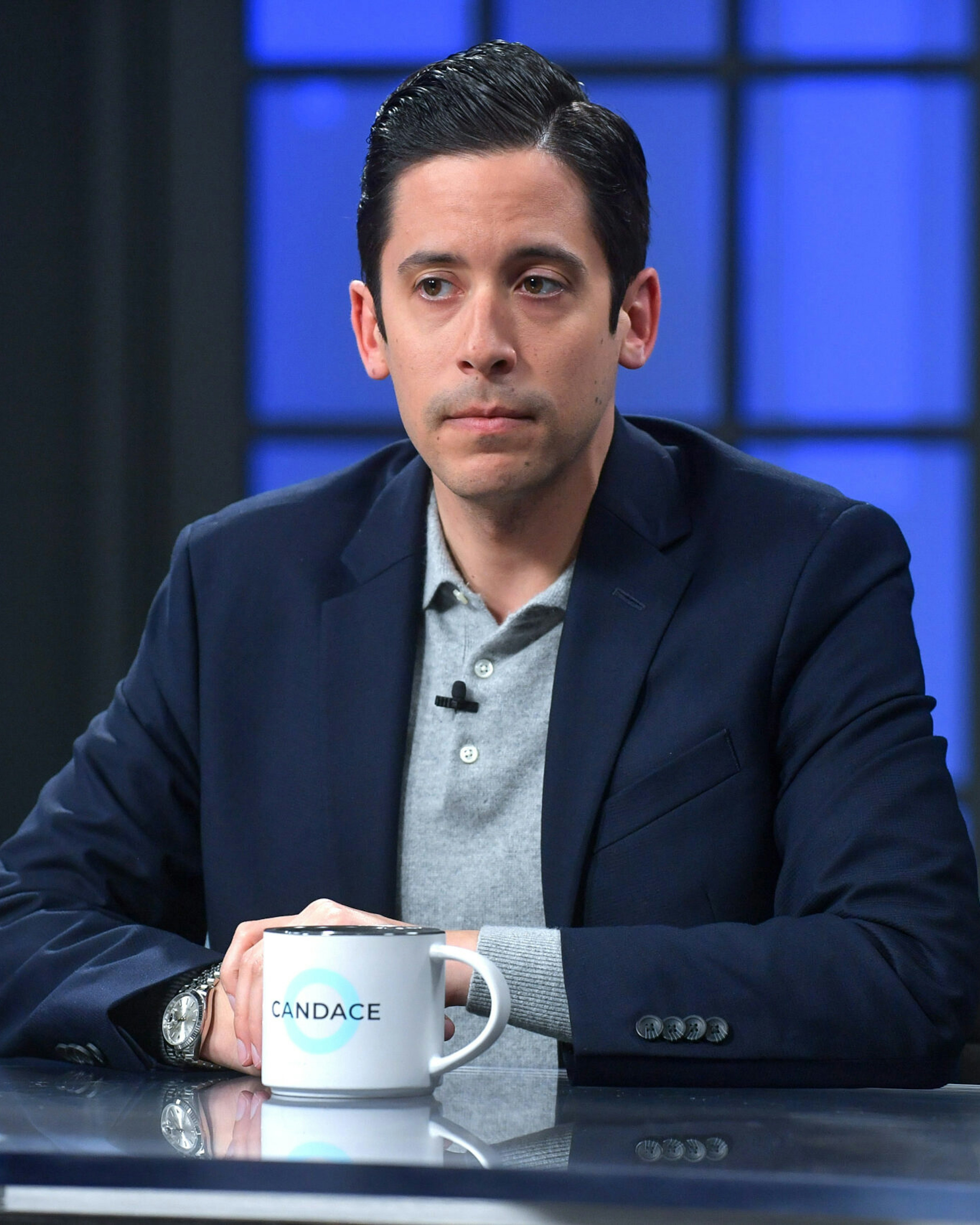 NASHVILLE, TENNESSEE - APRIL 19: Michael Knowles is seen on set of "Candace" on April 19, 2022 in Nashville, Tennessee. This episode will air Tuesday, April 26, 2022 (Photo by Jason Davis/Getty Images)