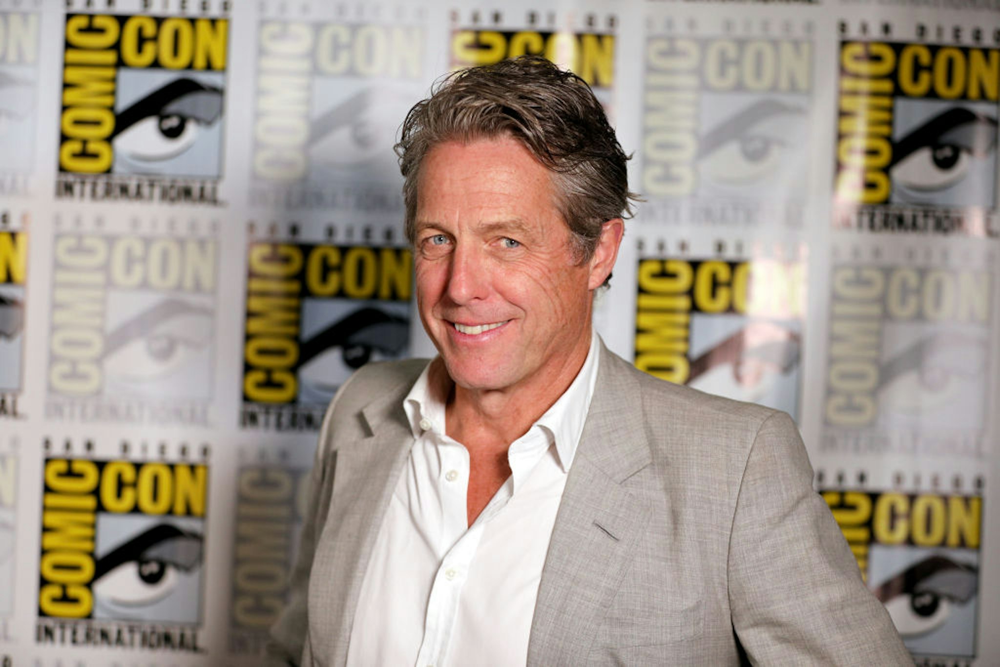 SAN DIEGO, CALIFORNIA - JULY 21: Hugh Grant attends Paramount Pictures and eOne's Comic-Con presentation of "Dungeons &amp; Dragons: Honor Among Thieves" in Hall H at the San Diego Convention Center on July 21, 2022. (Photo by Daniel Knighton/Getty Images for Paramount Pictured)