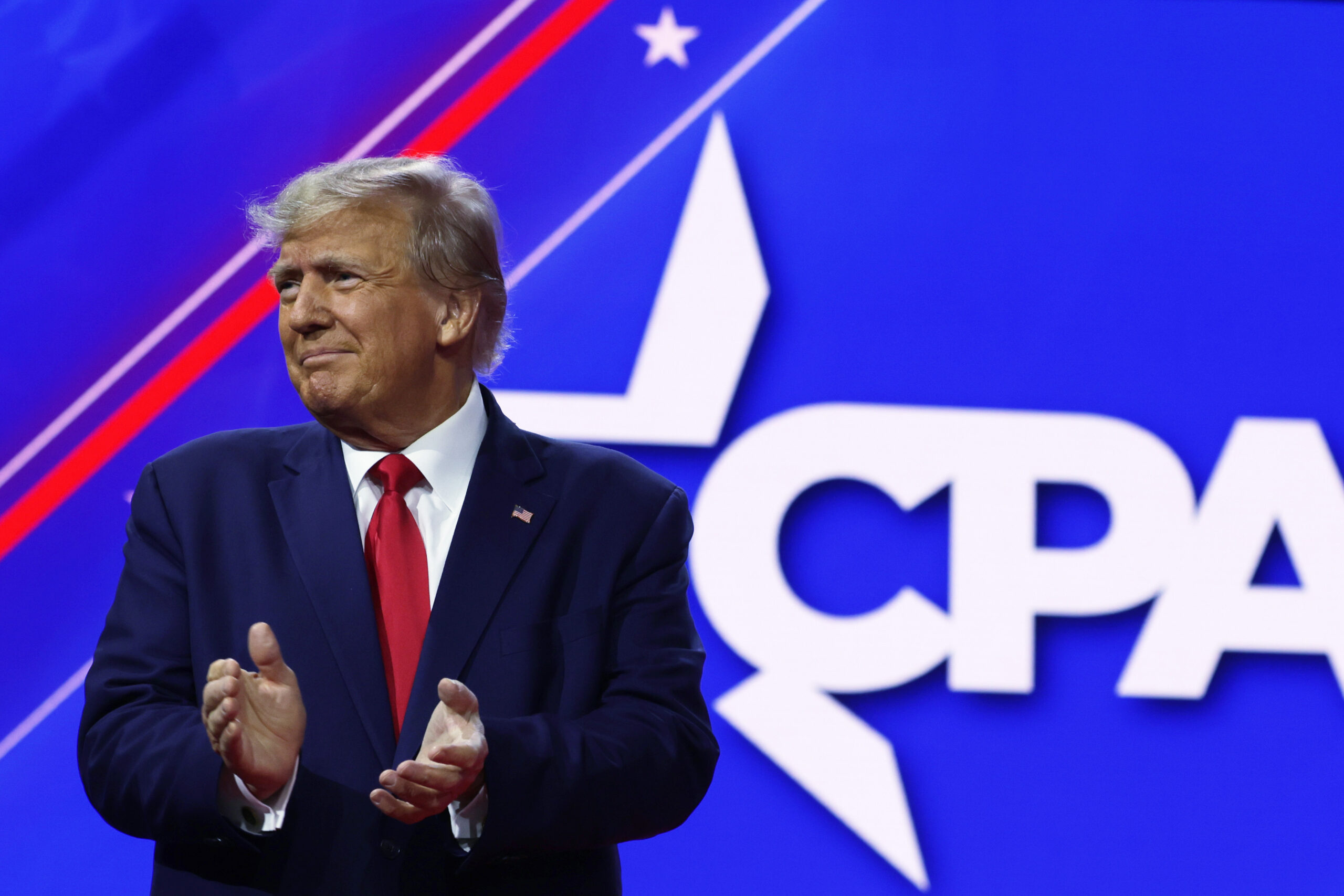 Defiant Trump Easily Wins CPAC ’24 Poll, Vows To ‘Deal With RINOs’