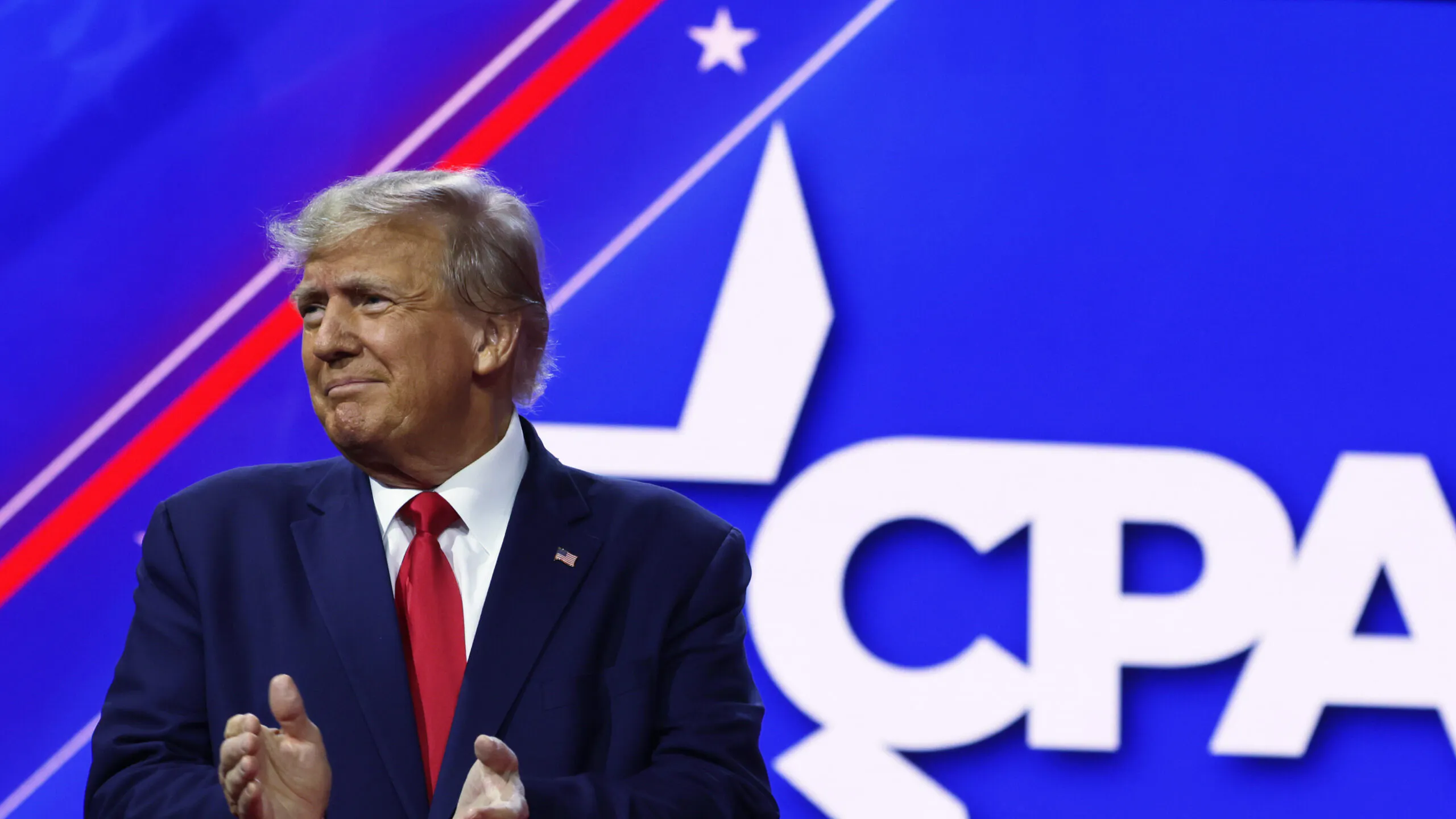Defiant Trump Easily Wins CPAC ’24 Poll, Vows To ‘Deal With RINOs’