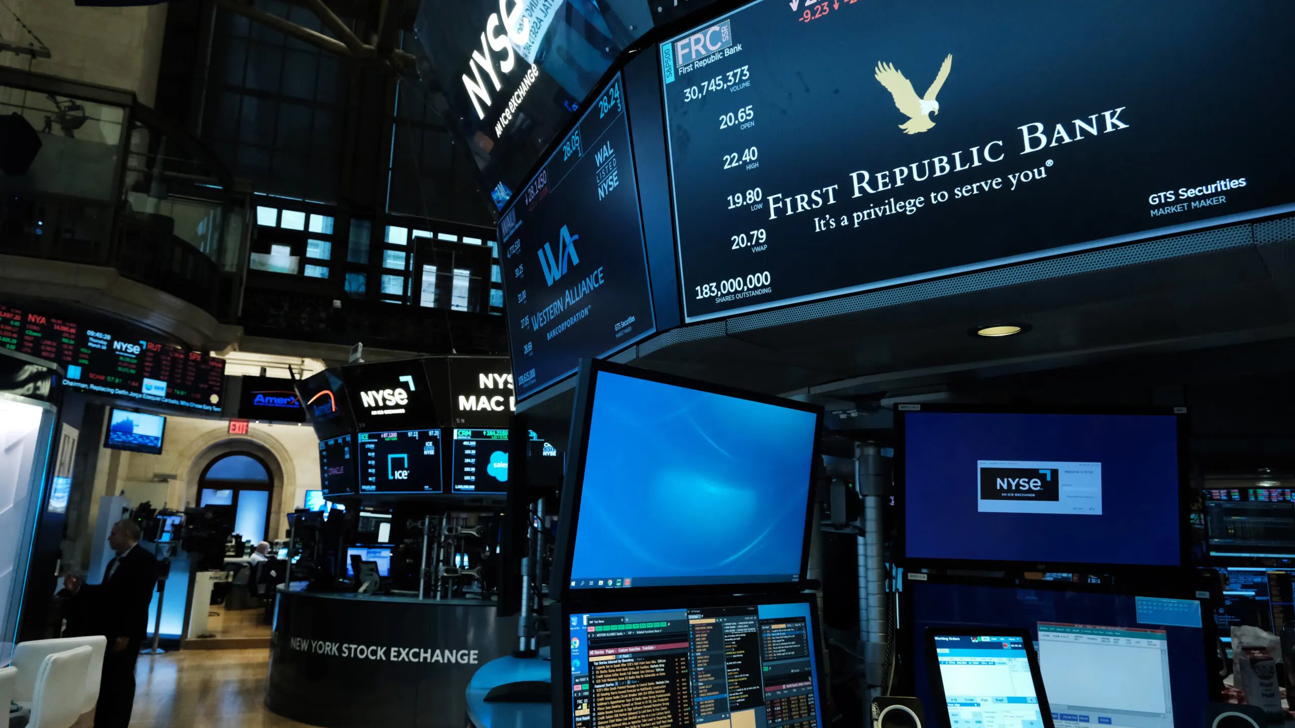 Shares In First Republic Bank Plummet Even After Rescue Deal From Big Banks