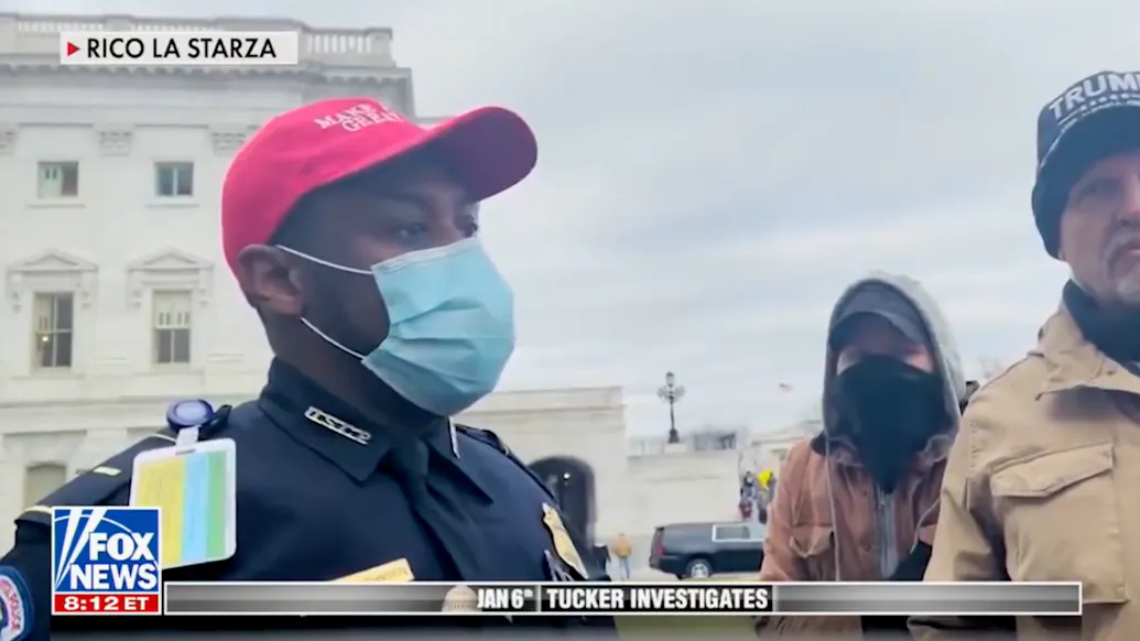 Ex-Capitol Hill Cop Says Supervisors Went Silent During Jan. 6 Riot; Donning MAGA Cap Cost Him His Career