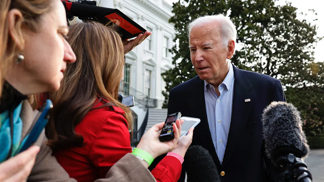 Biden Repeatedly Dodges Questions On Trump Indictment
