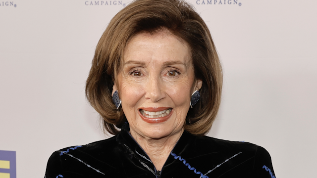 LOS ANGELES, CALIFORNIA - MARCH 25: United States Representative Nancy Pelosi attends the Human Rights Campaign Dinner at JW Marriott Los Angeles L.A. LIVE on March 25, 2023 in Los Angeles, California.