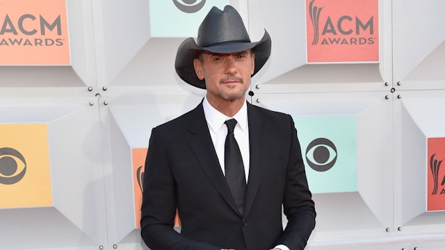 Singer Tim McGraw attends the 51st Academy of Country Music Awards at MGM Grand Garden Arena on April 3, 2016 in Las Vegas, Nevada.