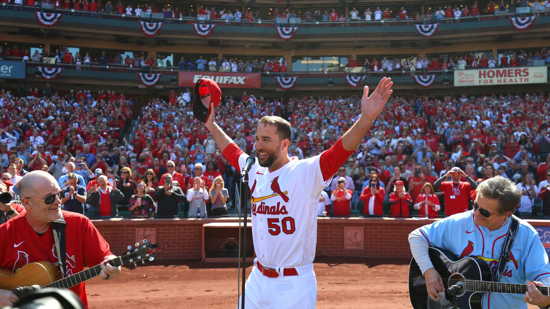 WATCH: St. Louis Pitcher Sings National Anthem On Opening Day