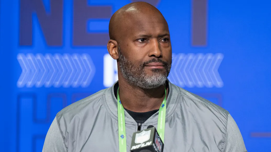 NFL GM Shows Up To Press Conference Wearing Shirt About ‘Women And Girls’ In Sports