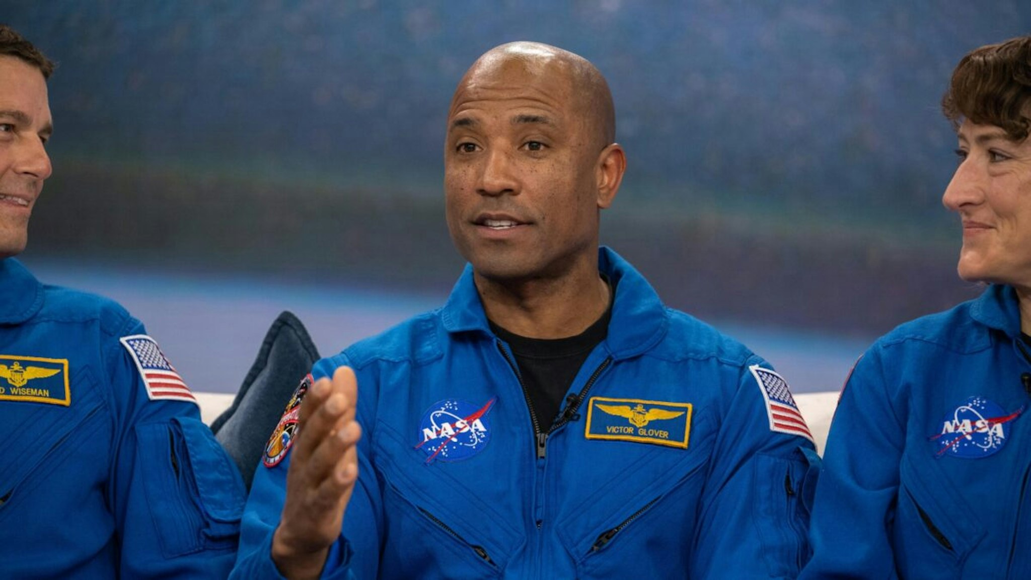 TODAY -- Pictured: Artemis astronaut Victor Glover on Thursday, April 6, 2023