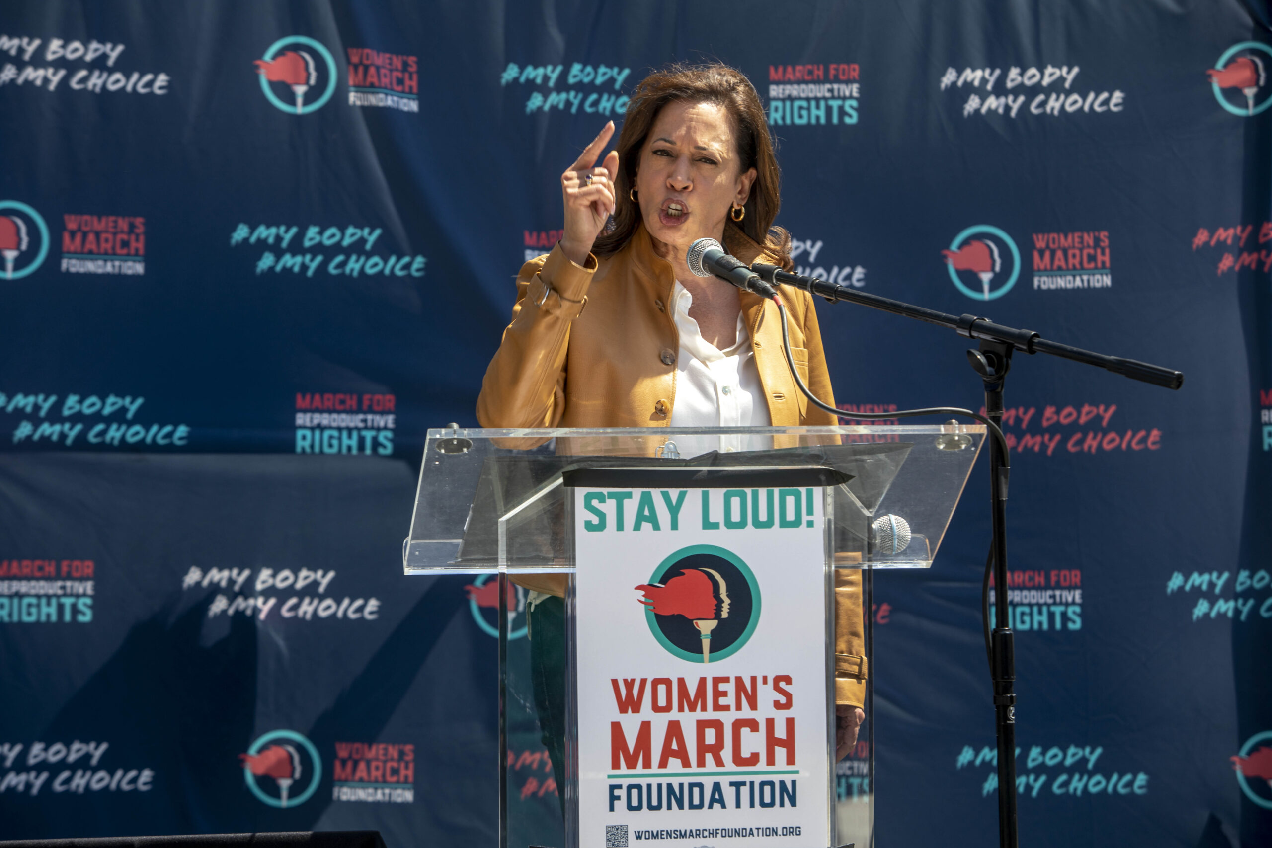 ‘Attacking America’: Kamala Harris Says Pro-Life Policies Target ‘Our Democracy’ At Abortion Rally