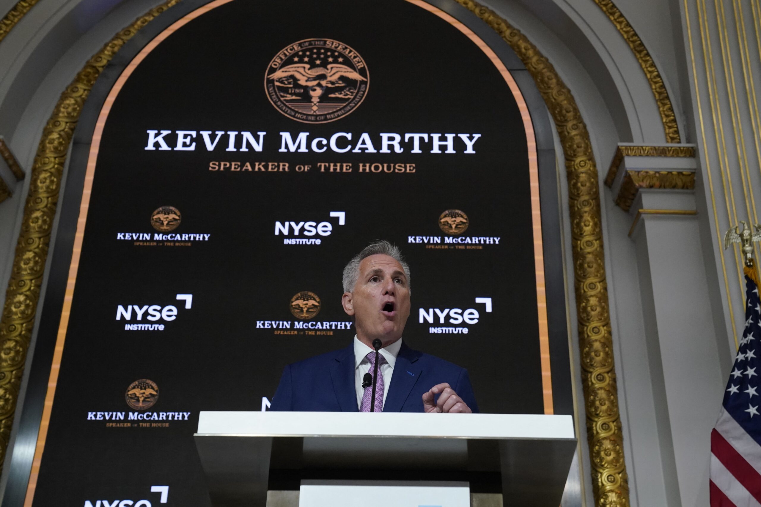 ‘The President Continues To Hide’: Kevin McCarthy Addresses Wall Street On Pending National Debt Default