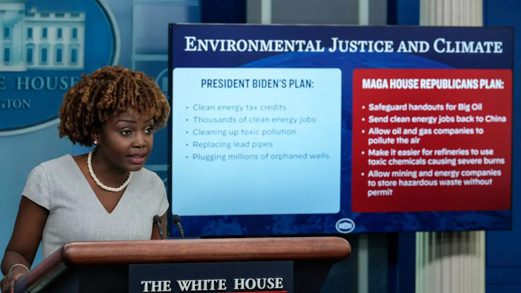 Karine Jean-Pierre: GOP Conditions On Debt-Ceiling Deal Will Give Kids Asthma And ‘Literally Melt Bones’